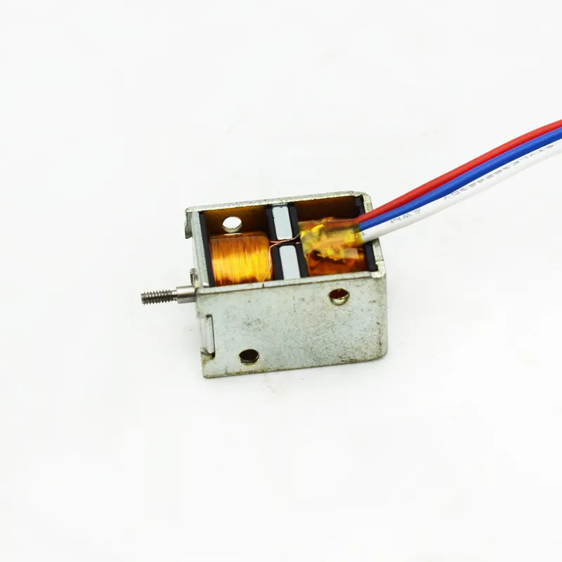 Custom 6mm Stroke Push Pull Dc 12v 24v Bistable Solenoid Latching Solenoid-5