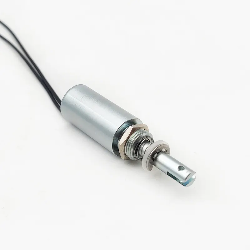 thumbnail interactive-video image 1 of DC3-12V Inhaled Type Solenoid Electromagnet – Frame Solenoid, 1pc 1 of 5