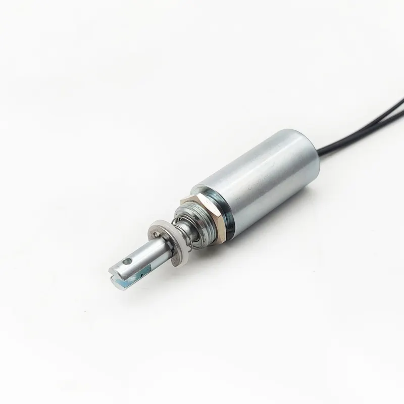 DC Linear Round Tubular Solenoid 24v Electromagnet