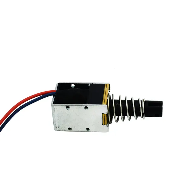 Custom Steel Open Linear Solenoid 8mm Stroke Mini Latching Solenoid-2