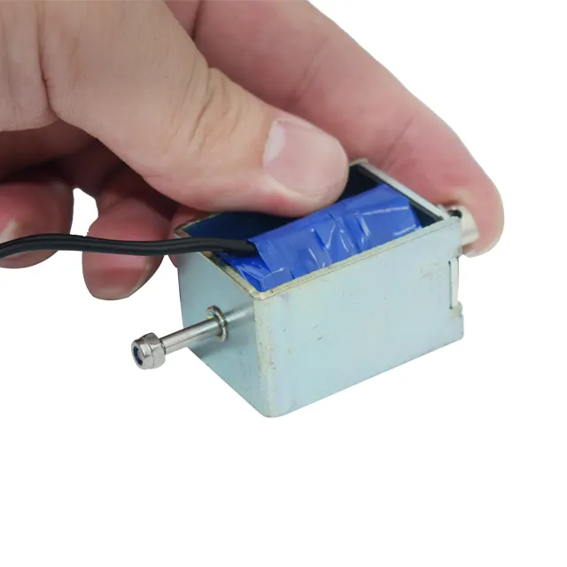 Open Frame Solenoid 24v Push Pull Electromagnet