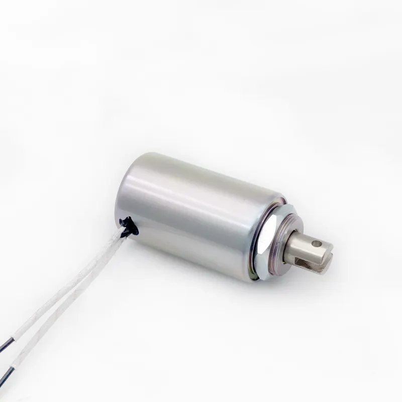 Dc 12v 24v Round Tubular Solenoid Electromagnet