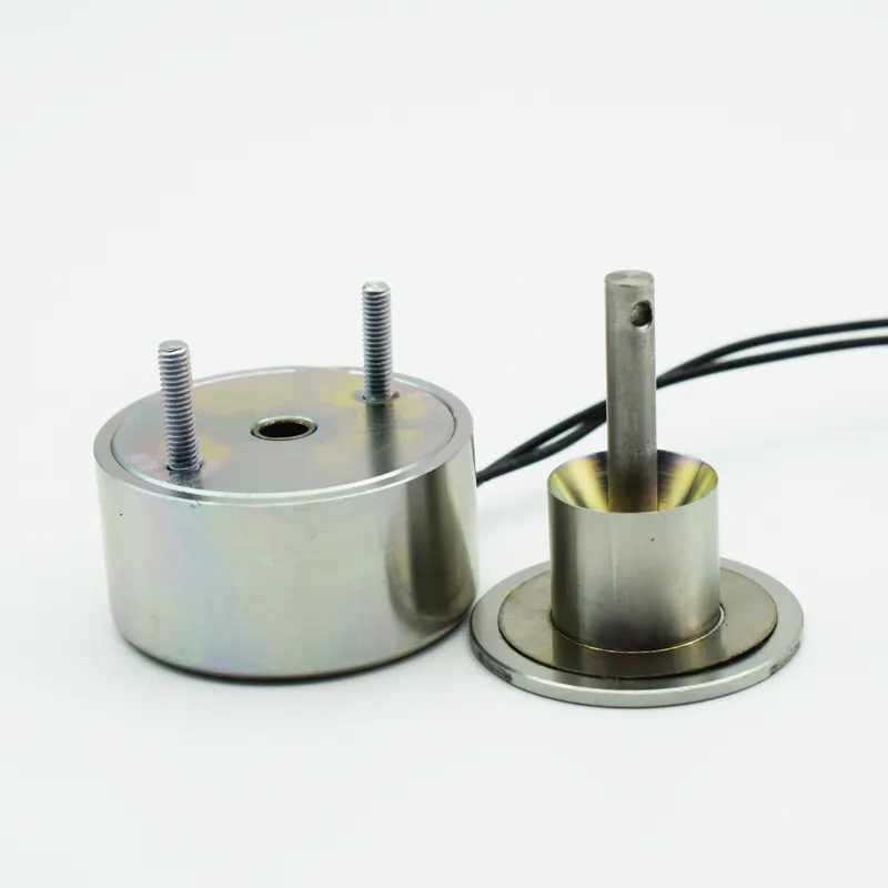 Round Tubular Solenoid 10mm Stroke DC 12v 24v Electromagnet