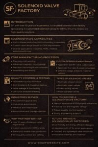 solenoid valve factory