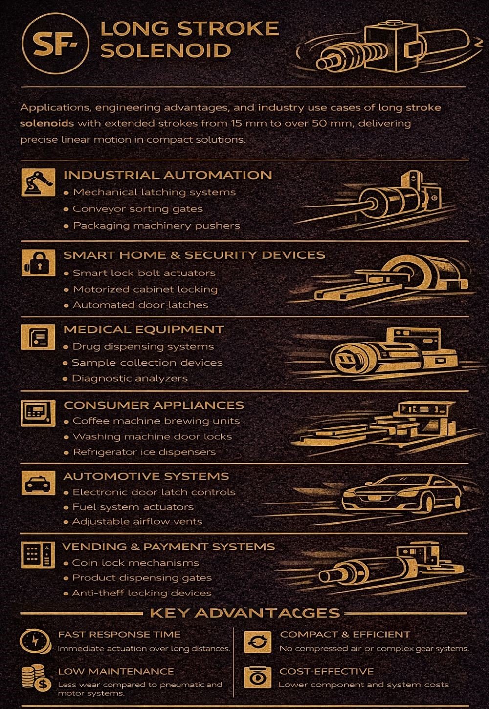 Long Stroke Solenoid