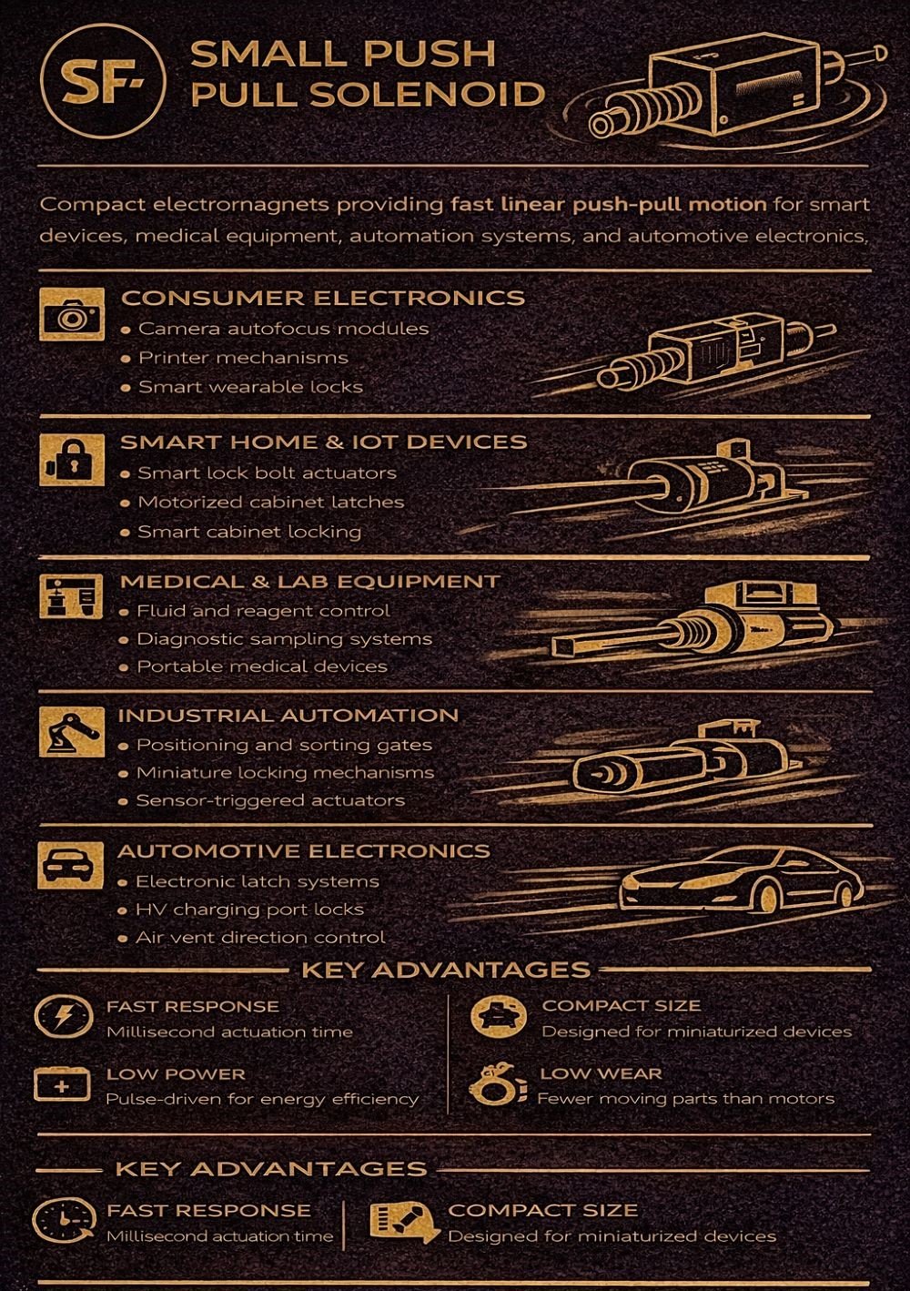 Small Push Pull Solenoid