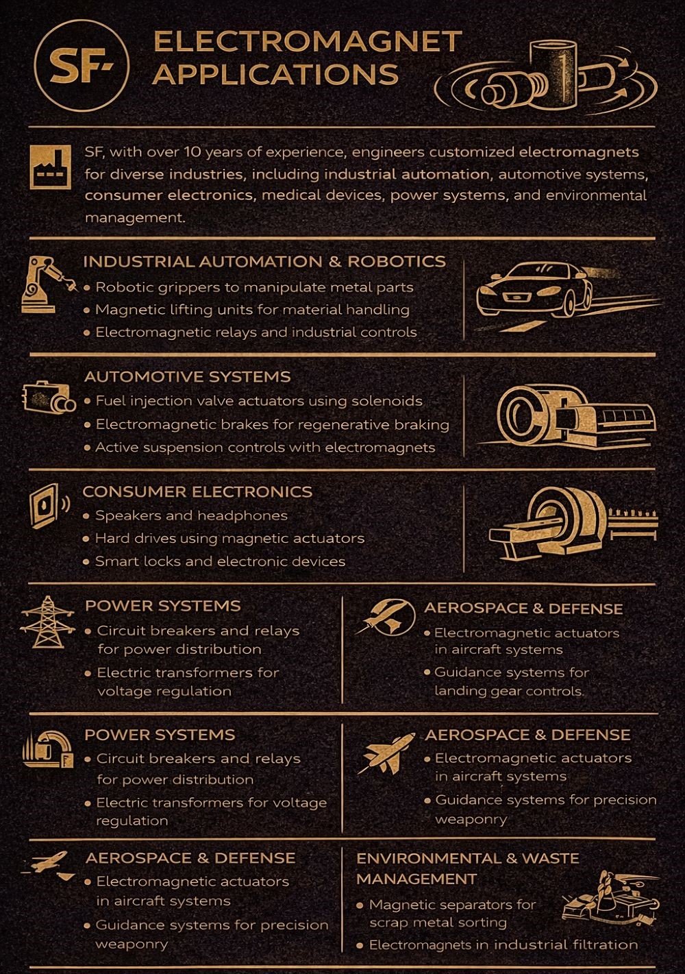 electromagnet applications